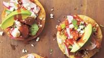 Chicken Tostadas with Radish Slaw Chicken Tostadas with Radish Slaw