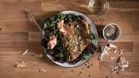 Cast-Iron Skillet Coho Salmon Vesuvio Cast-Iron Skillet Coho Salmon Vesuvio