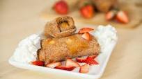 Strawberry Cheesecake Chimichangas Strawberry Cheesecake Chimichangas
