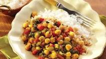 Curried Garbanzo Beans and Rice Curried Garbanzo Beans and Rice