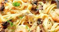Garlic Butter Mushroom Shrimp Pasta Recipe Garlic Butter Mushroom Shrimp Pasta Recipe