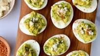 Guacamole Deviled Eggs Guacamole Deviled Eggs