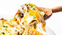 Low Carb Keto Philly Cheesesteak Casserole Recipe Low Carb Keto Philly Cheesesteak Casserole Recipe