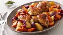 Slow-Cooker Balsamic Honey-Glazed Chicken and Vegetables Slow-Cooker Balsamic Honey-Glazed Chicken and Vegetables
