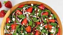Strawberry Spinach Salad with Balsamic Vinaigrette Strawberry Spinach Salad with Balsamic Vinaigrette