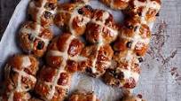 Chocolate chunk hot cross buns Chocolate chunk hot cross buns