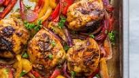 Keto Mexican chicken traybake Keto Mexican chicken traybake
