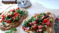 Mediterranean Naan Pizza Mediterranean Naan Pizza