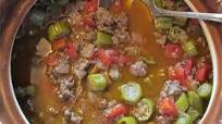 Beef and Okra Bamia Beef and Okra Bamia