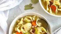 Ham and Vegetable Soup with Noodles Ham and Vegetable Soup with Noodles