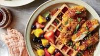 Chicken and Waffles with Kicky Syrup Chicken and Waffles with Kicky Syrup