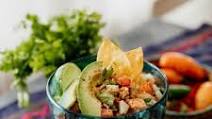 Ceviche Style Canned Salmon Salad Ceviche Style Canned Salmon Salad