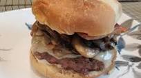 Mushroom Swiss Burger with Pork Belly Mushroom Swiss Burger with Pork Belly