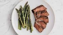 NY Strip Steaks with Grilled Asparagus NY Strip Steaks with Grilled Asparagus