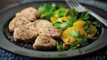 Irish Pork Steak with Orange, Walnut and Rocket Salad Irish Pork Steak with Orange, Walnut and Rocket Salad