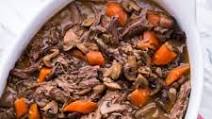 Beef and Mushroom Pot Roast (a Slow Cooker Recipe) Beef and Mushroom Pot Roast (a Slow Cooker Recipe)