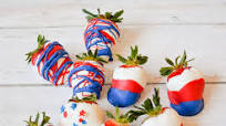 4TH OF JULY CHOCOLATE COVERED STRAWBERRIES 4TH OF JULY CHOCOLATE COVERED STRAWBERRIES