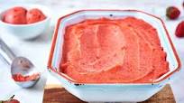 Strawberry Sorbet Strawberry Sorbet