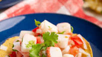 Crab Ceviche Tostada Crab Ceviche Tostada