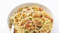 Spaghetti with Pancetta and Chickpeas Spaghetti with Pancetta and Chickpeas