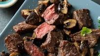 Air Fryer Steak Bites & Mushrooms Air Fryer Steak Bites & Mushrooms