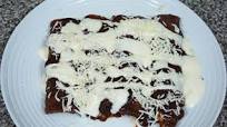 Enchiladas of mole with chicken Enchiladas of mole with chicken