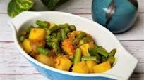 Aloo Beans Recipe Aloo Beans Recipe