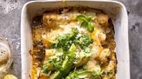 Sheet Pan Cheesy Poblano Corn Enchiladas Sheet Pan Cheesy Poblano Corn Enchiladas
