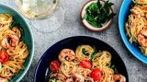 Spicy Instant Pot Shrimp Scampi with Lemon, Tomatoes, and Arugula Spicy Instant Pot Shrimp Scampi with Lemon, Tomatoes, and Arugula
