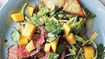 Grilled Asian Flank Steak with Mango Salad Grilled Asian Flank Steak with Mango Salad