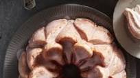 Confetti Swirl Bundt Cake with Raspberry Glaze Confetti Swirl Bundt Cake with Raspberry Glaze