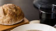 Roasted Mushroom and Cauliflower Soup Roasted Mushroom and Cauliflower Soup