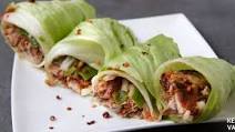 Spicy Pulled Pork Lettuce Wraps Spicy Pulled Pork Lettuce Wraps
