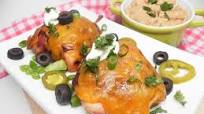 Enchilada Baked Chicken Thighs Enchilada Baked Chicken Thighs