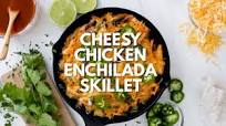 Cheesy Rotisserie Chicken Enchilada Skillet Cheesy Rotisserie Chicken Enchilada Skillet