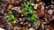 Wine Braised Beef with Mushrooms Wine Braised Beef with Mushrooms