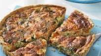 Salmon & watercress quiche Salmon & watercress quiche