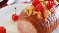 Ham with Pineapple and Sweet Cherry Glaze ((Super Delicious)) Ham with Pineapple and Sweet Cherry Glaze ((Super Delicious))