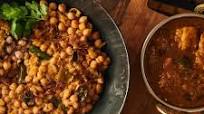 Green chili chana achari Green chili chana achari