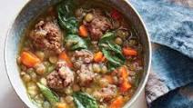 Herby Lentil-and-Sausage Soup Herby Lentil-and-Sausage Soup