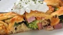 Chicken and Ham Crescent Roll Stromboli Chicken and Ham Crescent Roll Stromboli