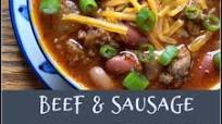 Beef & Sausage Salsa Verde Chili Beef & Sausage Salsa Verde Chili