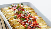 Salsa Topped Chicken Enchiladas Salsa Topped Chicken Enchiladas