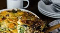 Gruyère White Cheddar and Kale Strata Gruyère White Cheddar and Kale Strata