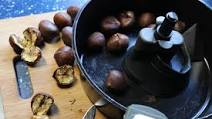 Air fried roasted chestnuts Air fried roasted chestnuts