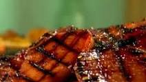 Grilled Smoked Pork Chops with Sweet and Sour Glaze Grilled Smoked Pork Chops with Sweet and Sour Glaze