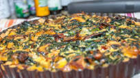 Quiche Essentials: Spinach, Mushroom, Bacon Tart Quiche Essentials: Spinach, Mushroom, Bacon Tart