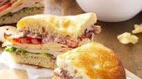 Turkey Focaccia Club Turkey Focaccia Club