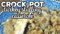 Crock Pot Turkey Stuffing Casserole Crock Pot Turkey Stuffing Casserole