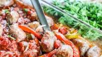 Oven Baked Italian Sausage and Peppers Oven Baked Italian Sausage and Peppers